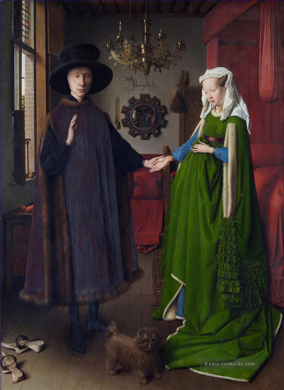 Porträt von Giovanni Arnolfini und seine Frau Renaissance Jan van Eyck Ölgemälde
